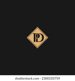 initial letter logo PD design. vector logotype for business and company identity.
