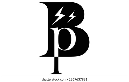 Initial Letter Logo PD, DP, Logo design Template.