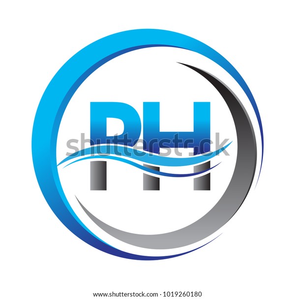 Initial Letter Logo Ph Company Name Stock Vector (Royalty Free ...