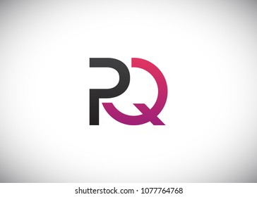 Initial Letter Logo Pq Qp Logo Stock Vector Royalty Free