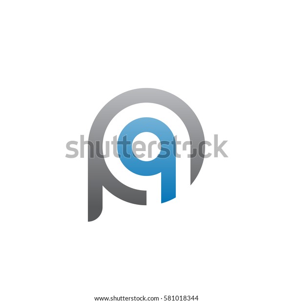 Initial Letter Logo Pq Qp Q Stock Vector Royalty Free