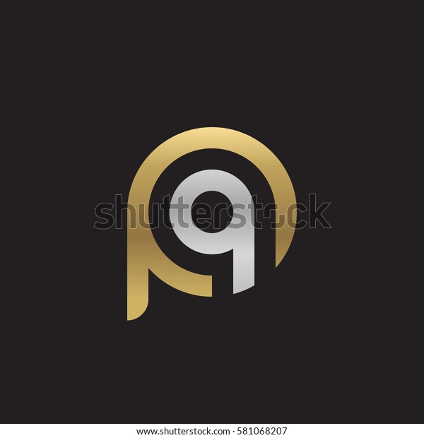 Initial Letter Logo Pq Qp Q Stock Vector Royalty Free