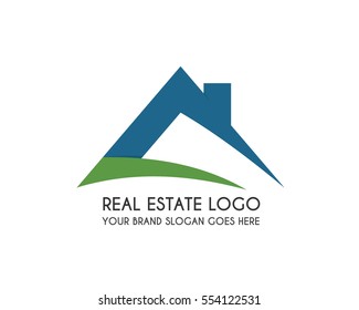 Initial Letter A logo with Real Estate
