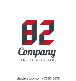 Initial Letter Logo With Ribbon Style