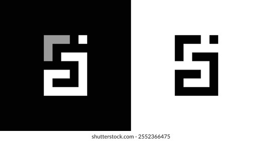 Letra inicial Logo S y J