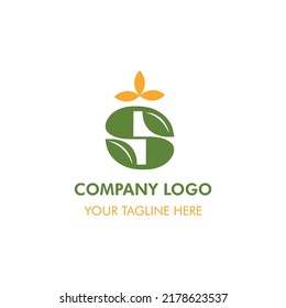 Initial Letter Logo, S Logo, S Vector, S Flower Logo