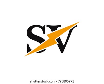 Initial letter logo sa lowercase thunder vector design