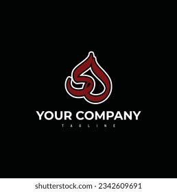 initial letter logo "SD" for your company or brand