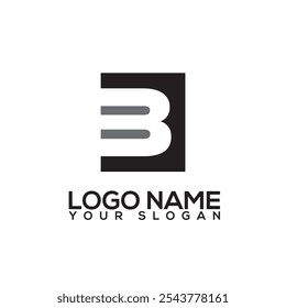 Initial letter logo set. Minimal letter logo template design