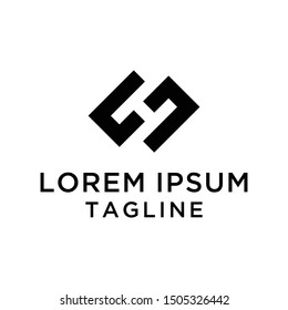 initial letter logo SH, HS, logo template 