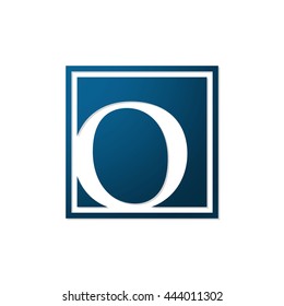 initial letter logo shape square