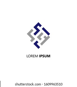 Initial letter logo SHS . Modern template design. Vector Illustration