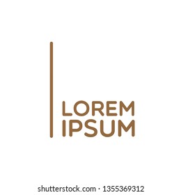 initial I letter logo, sign or icon 
