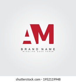 Initial Letter AM Logo - Simple Business Logo