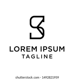 initial letter logo SK, KS, logo template 