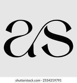 as Initial Letter Logo Symbol