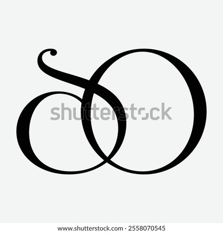 so Initial Letter Logo Symbol