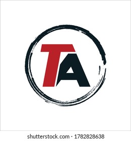 Anfangsbuchstaben bei Logo- oder Logo-Designvorlagen