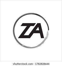 Anfangsbuchstaben bei Logo- oder Logo-Designvorlagen