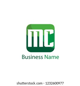 initial letter logo template
