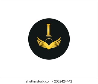 Initial letter I logo template 