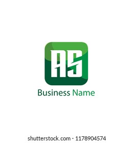 Initial Letter AS Logo Template Design