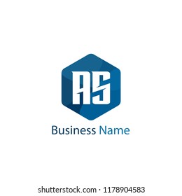 Initial Letter AS Logo Template Design