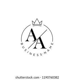 Initial Letter A A Logo Template Design