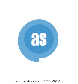 Initial Letter Logo AS Template Design