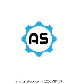 Initial Letter Logo AS Template Design