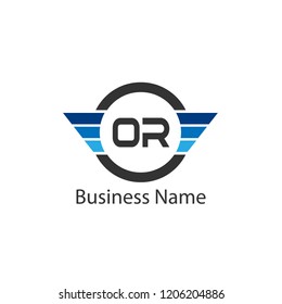 Initial Letter OR Logo Template Design