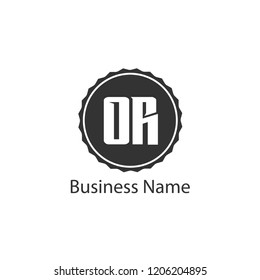 Initial Letter OR Logo Template Design