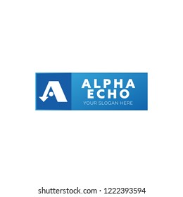Initial Letter A Logo Template Design
