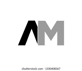 Initial Letter AM Logo Template Design