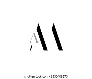Initial Letter AM Logo Template Design