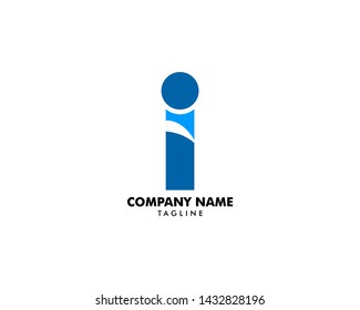 Initial Letter I Logo Template Design