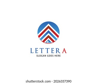 Initial Letter A Logo Template Design
