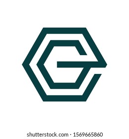 Initial letter EG logo template ilustration