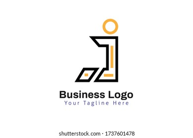 Initial Letter Logo Template J modern for company