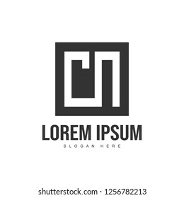 Initial letter logo template. Minimalist letter logo template design