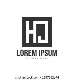 Initial letter logo template. Minimalist letter logo template design