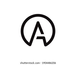 Initial letter A logo template suitable for businesses and product names. This stylish logo design could be used for different purposes for a company, product, service or for all your ideas.