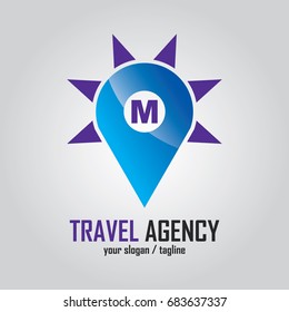 Initial Letter Logo for Travel Logo