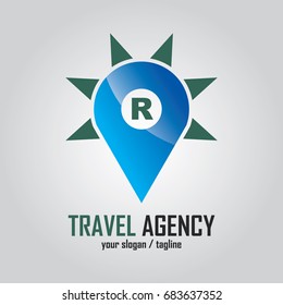 Initial Letter Logo for Travel Logo