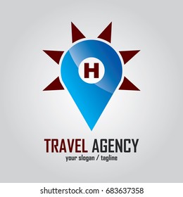 Initial Letter Logo for Travel Logo