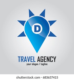 Initial Letter Logo for Travel Logo