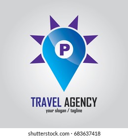 Initial Letter Logo for Travel Logo