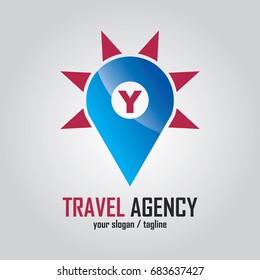 Initial Letter Logo for Travel Logo