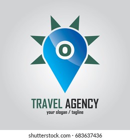 Initial Letter Logo for Travel Logo
