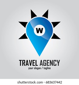 Initial Letter Logo for Travel Logo